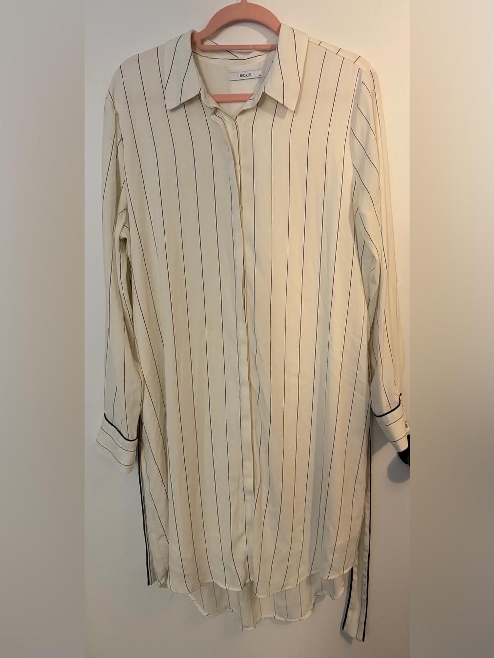 Ricki’s Pinstripe Shirt Dress